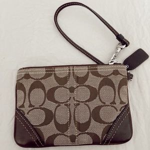 Vintage Coach wristlet